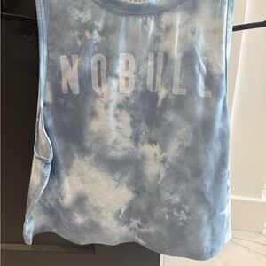 NOBULL Blue Tie-Dye Tank Top small